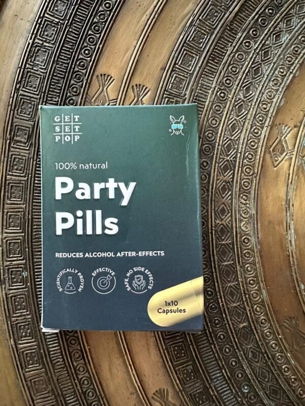 GetSetPop Party Pills (pack of 10) | Prevents hangovers | Supports liver | Promotes healthy alcohol metabolism | Ayurvedic | Scientifically backed | Safe | Effective - Image 2