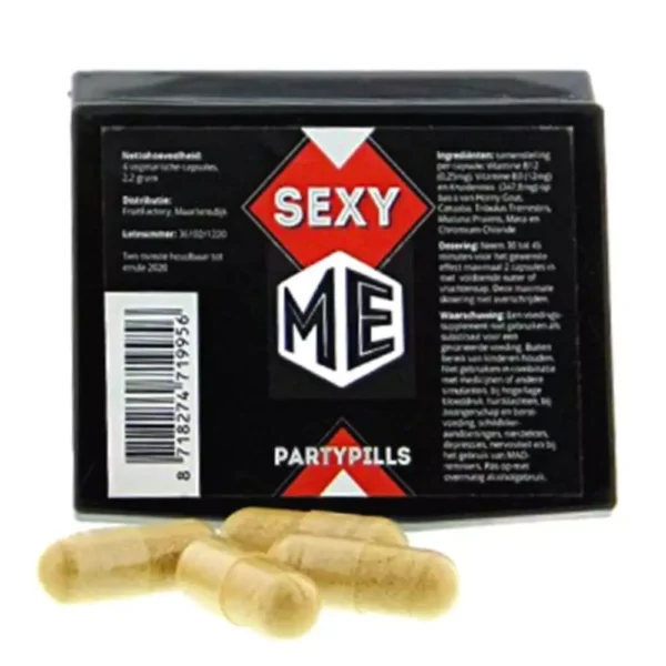 Sexy ME - Party Pills - 4 kapsle - Kryptonit-Kratom.cz