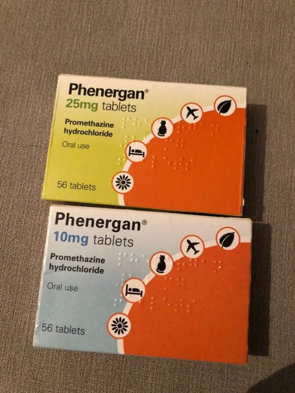 Phenergan Tablets - 25mg - 56 Tablet Pack